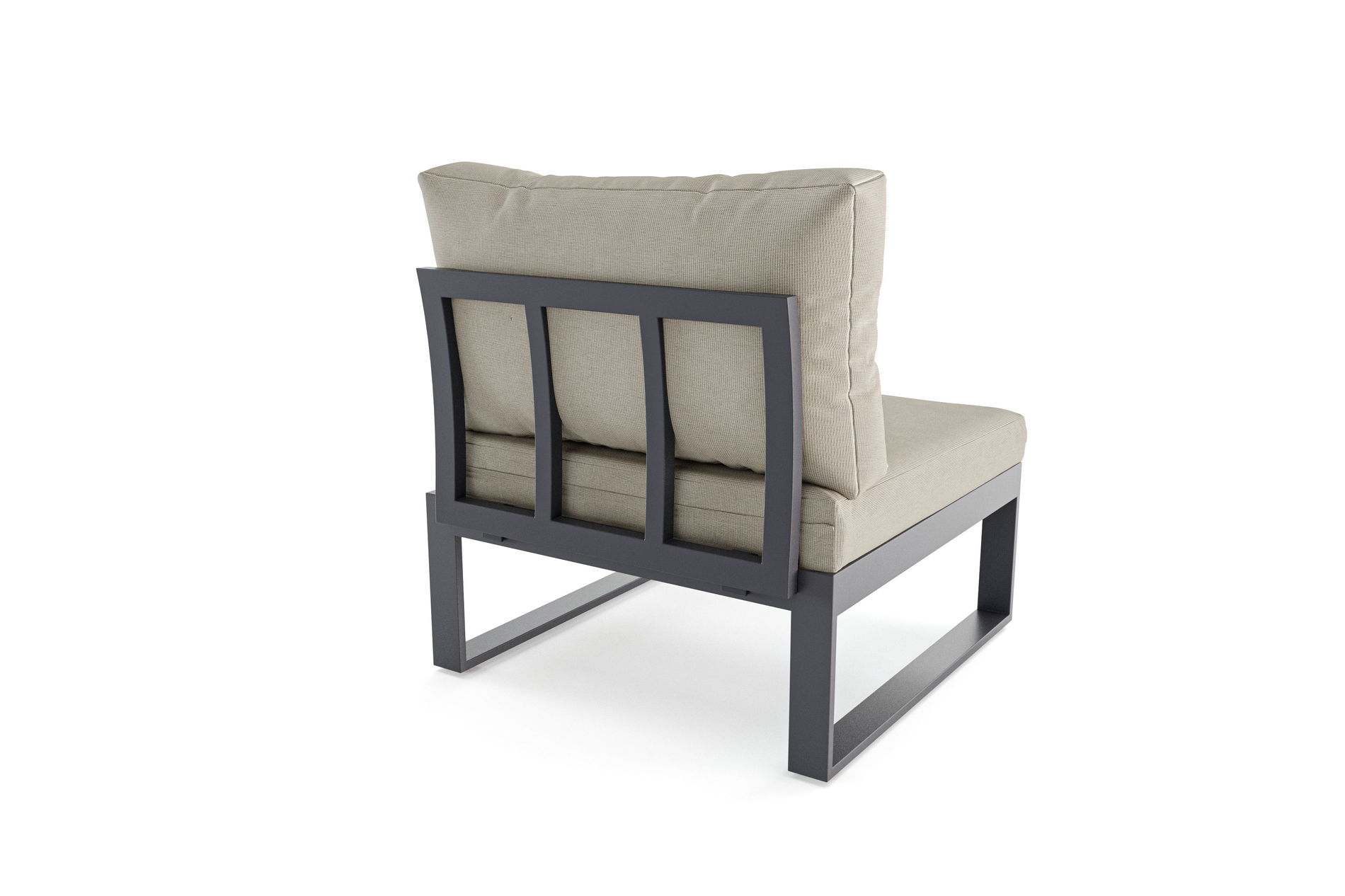 Sami Mittelsofa mit Lehne Alu