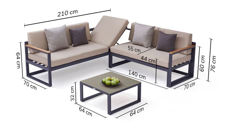 Naldo Lounge (weiß)