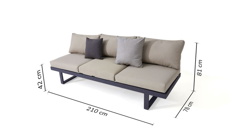 Sami Lounge Mini (steingrau)