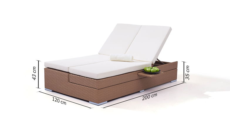Flex Sun Lounger Compact (weiß)