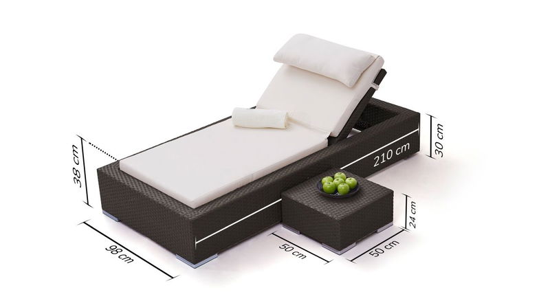 Smoop Sun Lounger Set (weiß)