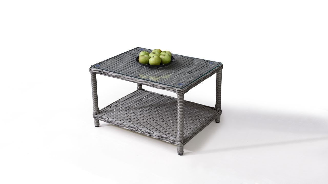 Polyrattan_Tisch_Klassik_grau_satiniert_1