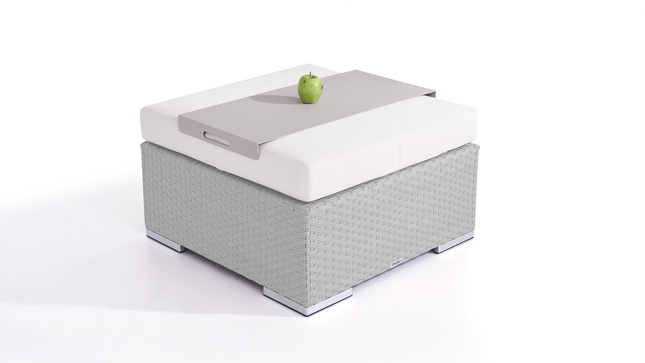 Cube Hocker 75 cm (grau)